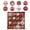 Red White(8016), variant on Valery Madelyn 24ct 2.36" Christmas Ball Ornaments, Red White Shatterproof Ornaments for Christmas Party Decor