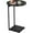 Black, variant on C-Shaped End Table for Small Spaces - Round Side Table - Black