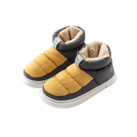 

Ymiytan Womens Breathable Slipper Booties Bedroom Lightweight Elastic House Shoes Comfort Warn Shoe Turmeric 8.5-9