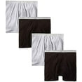 thumbnail image 2 of Hanes Ultimate Men's 4-Pack Big Boxer Brief (Black/Grey, XXX-Large), 2 of 2