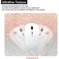 thumbnail image 4 of Mouse pad, Trendy Rose Gold Glitter Ombre Silver Waterproof Non-Slip Rubber Mousepad, Laptop Office Computer Decor Cute Desk Accessories Customized Design and, 4 of 6