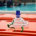 thumbnail image 2 of Pack of 10 Disposible CPR Rescue Mask Training Valves Ever Ready First Aid, 2 of 5