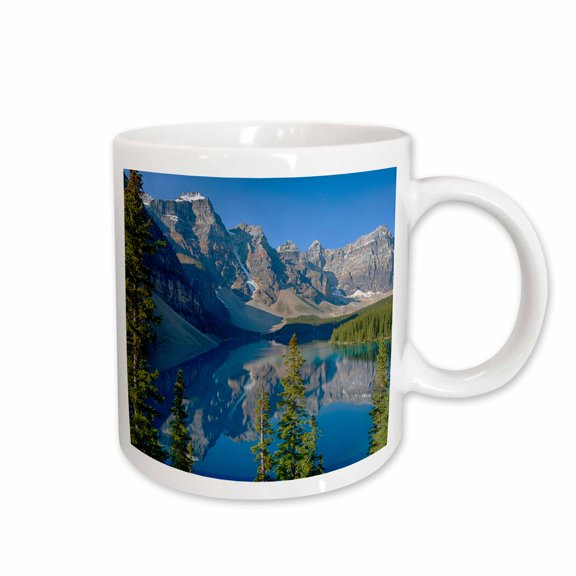 3drose, Canada, Banff National Park, Valley of the Ten Peaks, Moraine Lake, 11oz Mug