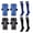 Blue, variant on Buquapse 2 Pairs Kids Soccer Shin Guards Set, Shin Pads and Long Soccer Socks for Boys & Girls Ages 3-10, Breathable & Lightweight Protective Soccer Gear(Black + Blue)