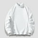 thumbnail image 1 of pstuiky mangas largas para hombre, Camisa informal de manga larga con cuello alto y color liso para hombre, blusas de manga larga con cuello redondo, camisetas y tops camisetas de hombre xl, 1 of 7