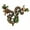 Coffee, variant on Animal Snake Brooch Retro Personality Fashion Snake Pin Alloy Accessory Corsage-green