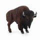 thumbnail image 1 of Figura de bisonte americano, búfalo salvaje, con becerro, PVC, 10,3 cm, 1 of 3