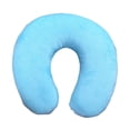 thumbnail image 4 of Almohada de , almohada para cuello, compacta, transpirable, cómoda, de espuma viscoelástica, soporte para cabeza y cuello para uso en casa o Azul, 4 of 8