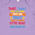 thumbnail image 4 of Inktastic Snips Snails and Puppy Dog Tails That's What Little Boys Boys Baby Bodysuit, 4 of 5