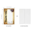 thumbnail image 4 of Koyal Wholesale Kids Fill in the Blank Thank You Cards - 20 Cards Including Envelopes Pirate Theme, For Party Guests, 4 of 5