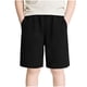 thumbnail image 2 of Pantalones cortos holgados para niños y niñas, deportivos, de cinco cuartos, de color liso, medianos y grandes, para la escuela, de algodón., 2 of 6