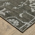 thumbnail image 2 of Oriental Weavers Intrigue Area Rug - INT09 - 5'3" x 7'6" - in Grey/ Ivory - Vintage Inspired, Stain Resistant, Family and Pet Friendly , Bedroom, Office Rug, 2 of 5