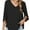 Black_B Style, variant on Blouses for Women Dressy Casual Womens 3/4 Ruffle Sleeve Tops Flowy Chiffon Blouses Double Layers Casual Shirts Tops
