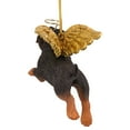 thumbnail image 2 of Design Toscano Honor the Pooch: Rottweiler Christmas Dog Angel Ornament, 2 of 5