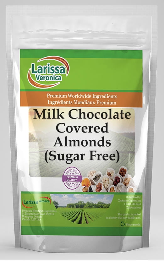 Milk Chocolate Covered Almonds (Sugar Free) (4 oz, Zin 525741