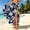 c05Blue, variant on Hduncf Women Sheer Sarong High Slit One Size Swimsuit Coverups Fashion Summer Floral Print Chiffon Wraps Beach Cover Up Red Free Size