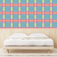 thumbnail image 4 of Ikat Peel & Stick Wallpaper, Composition of Colorful Dotted Squares and Triangles Folkloric Vibes Forms Print, Self-Adhesive Living Room Kitchen Accent, 3 Sizes, Multicolor, by Ambesonne, 4 of 6