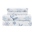 thumbnail image 5 of Truly Soft Let It Snow Flannel 3-Piece Twin Sheet Set in Multiple, Cotton , Adult, All Season, OEKO-TEX Certified, 5 of 5