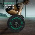 thumbnail image 4 of 2-Inch Bumper Plates Set, 10-45 Lbs Rubber Weight Plates,Strength Training Weights Plates for Weight Lifting, 4 of 6