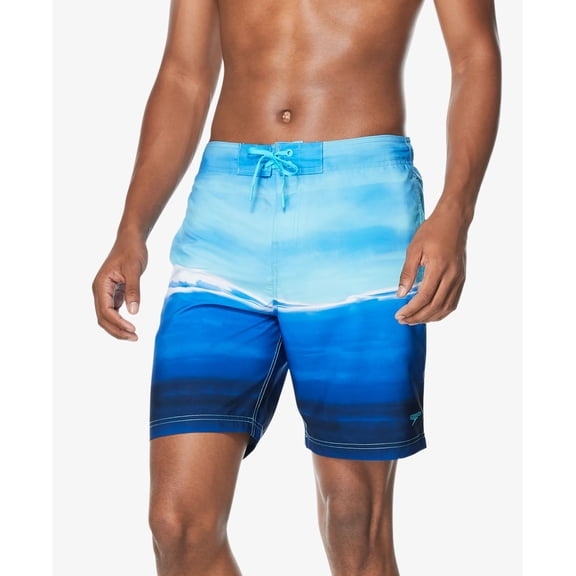 Speedo Mens Down Drift Bondi Two Way Stretch Upf 50 Plus Ombre Tie Dyed 20Inch Board Shorts