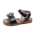 thumbnail image 4 of Favoffer Back to School Girls Summer New Middle and Big Children Princess Shoes Bow Open Toe Rhinestone Beach Sandals, 4 of 4