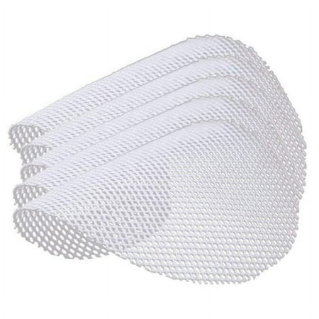 

5 Pcs Silicone Steamer Mesh Mats Reusable Non-Stick Round Steamer Pad Steamed Buns Baking Pastry Mat 40cm in Diameter