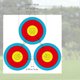 thumbnail image 3 of 50pcs Archery Targets Paper 3 Spot, Bow and Arrow Targets for Hunting Backyard, Archery Target Practice Accessories, 3 of 5