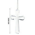 thumbnail image 3 of YOHAVEN Transparent Cross Christmas Pendant, Creative Christmas Gift, Elegant Acrylic Ornament for Tree or Wreath, Holiday Decorations, Christmas Gifts for Grandkids, Christmas Decor for Home, 3 of 9