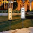 thumbnail image 4 of Números De Dirección De Casa Iluminados Con Energía Solar, Luz Led Iluminada Con Placa De Dirección Exterior De Doble Color Para El Jardín Del Hogar Sweethay HA038895-00, 4 of 6
