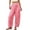 G-Red, variant on felwors Checkered Gingham Wide Leg Pants Women's Casual Comfort Fit with Drawstring Waist (Green, S)