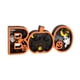 thumbnail image 1 of Decoración de madera para Halloween, decoración de Halloween, decoración de mesa, escultura, estatua para mesita de noche, restaurante, festival, Forma BOO, 1 of 8