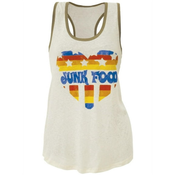 Junk Food - Heart Juniors Tank Top - Large