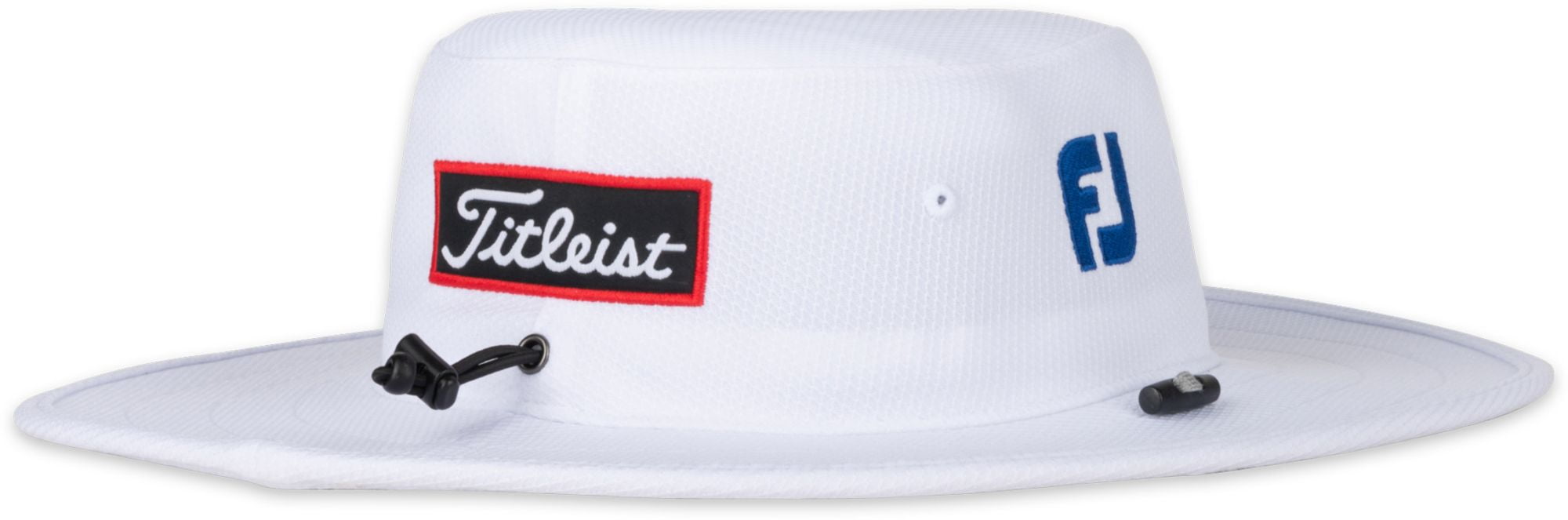 Titleist Men's Tour Aussie Golf Hat White/Royal Adjustable Chin Strap One  Size 