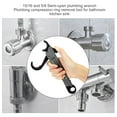 thumbnail image 3 of Double-Ended Metal Pipe Angle Stop Wrench Tool Set for Plumbing Applications, 3 of 6