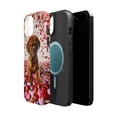 thumbnail image 2 of DistinctInk MagSafe Tough Case for Apple iPhone 13 Mini (5.4" Screen) - Valentine's Day Dogue de Bordeaux Puppy - Shockproof Protection, 2 of 6