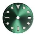 thumbnail image 1 of Esfera de reloj de 29 mm para movimiento NH34 Gmt, relojero ligero, verde luminoso, 1 of 8
