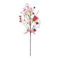 thumbnail image 1 of Decoraciones para San Valentín: Bayas rojas en forma de corazón, esquejes florales artificiales para el hogar, la oficina, la boda, el aniversario, la fiesta, ideas de regalos románticos., 1 of 8