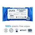 thumbnail image 4 of Pura Flushable Fragrance-Free Allergy UK Certified Toilet Wipes, 160 Count (Choose Your Count), 4 of 7