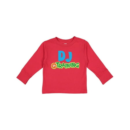 

Inktastic DJ In Training Gift Toddler Boy or Toddler Girl Long Sleeve T-Shirt