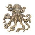 thumbnail image 3 of Small Copper Octopus Figurine Decorative Tabletop Sculpture for Office Desk, Home Decor, Nautical Craft, 3 of 5