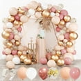 thumbnail image 1 of Juego de Globos para Decoraciones de Fiesta, Kit de Guirnalda de Globos de Oro Rosa Metálicos de Confeti, 1 of 4