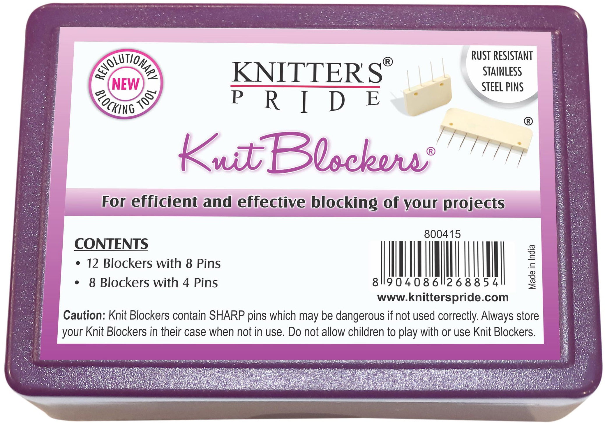 Knitter's Pride Rainbow Knit Blockers-Package Of 20 