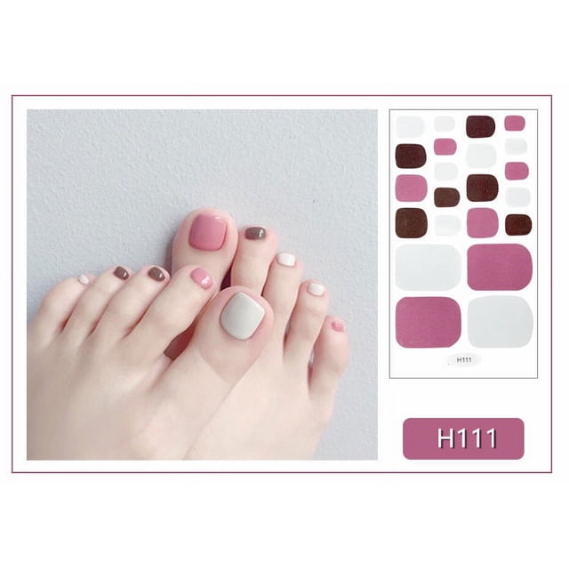 Pegatinas para uñas, pegatinas para pies, impermeables, respetuosas con el medio ambiente, pegatinas para esmalte de uñas, películas para esmalte de uñas