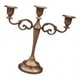 thumbnail image 5 of Candelabro de tres brazos de estilo europeo para decoración de bodas y cenas marrón, 5 of 6