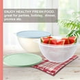 thumbnail image 3 of SIGNORA WARE 2‑Pack Large Food Storage Containers – Airtight Lids, Blue & Green, 3 of 7