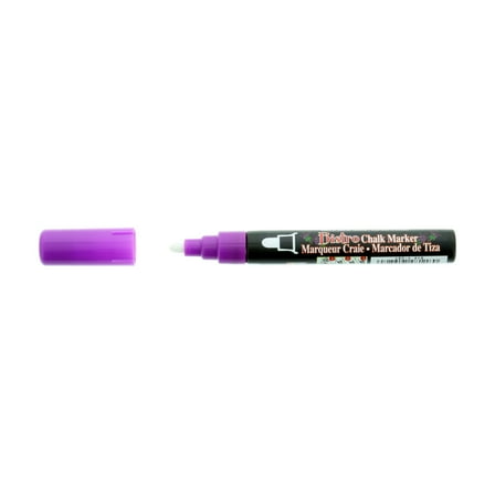 Uchida Bistro Chalk Marker, Broad, Fluorescent Violet