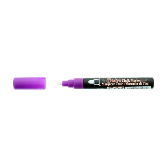 Uchida Bistro Chalk Marker, Broad, Fluorescent Violet