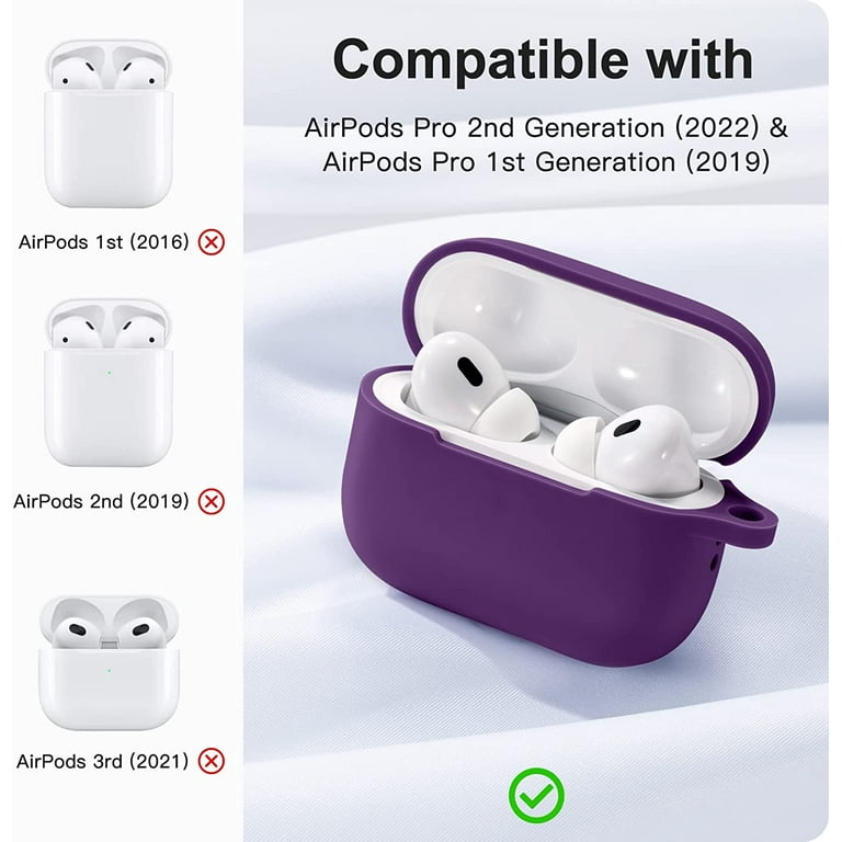 AirPods 2nd Gen with hotsell Wireless Charging Case and silicone cases