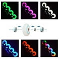 thumbnail image 3 of 2Pcs 80/76/72mm In-line Speed Skate Skating LED Light Flashing Roller Wheels-White,80mm, 3 of 8