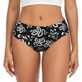 thumbnail image 1 of Fotbe Snake Calzones Estampados para Mujer – Ropa Interior de Algodón, Cómoda, Suave y Elástica-X-Small, 1 of 6